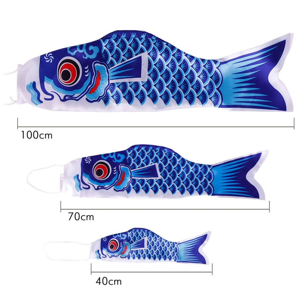 Aquiflor | Koinobori Bleu lumière (S) - 70CM - Madame Mo