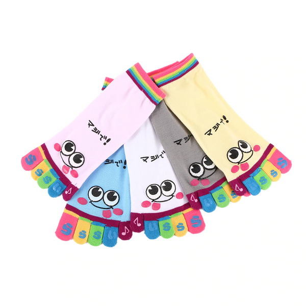 Chaussettes à Doigts Arc-en-Ciel (34-37)