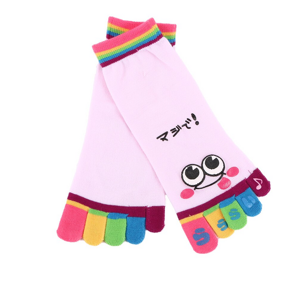 Chaussettes à Doigts Arc-en-Ciel (34-37)