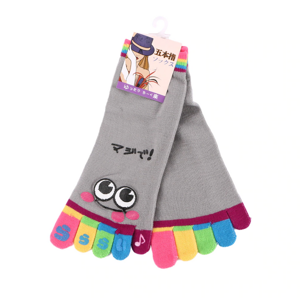 Chaussettes à Doigts Arc-en-Ciel (34-37)