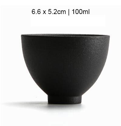 Tasse à Thé Design Noires