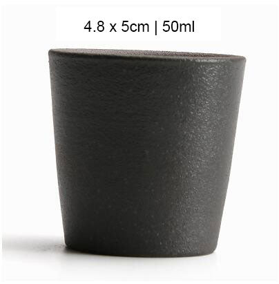 Tasse à Thé Design Noires