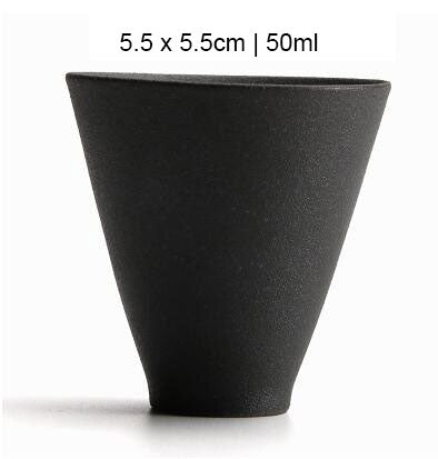 Tasse à Thé Design Noires