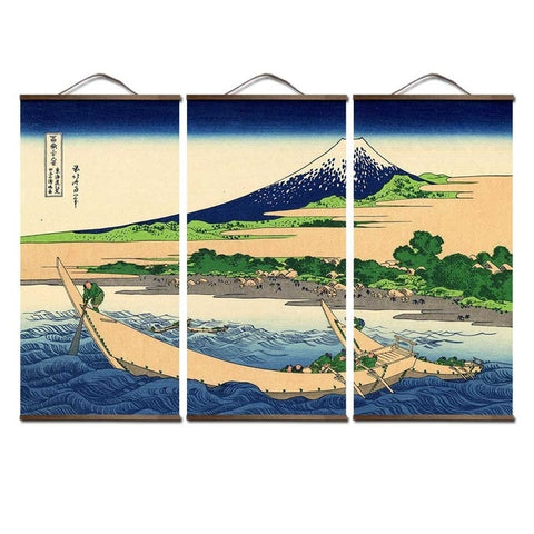 Hokusai - Mont Fuji - Côte de la Baie de Tago