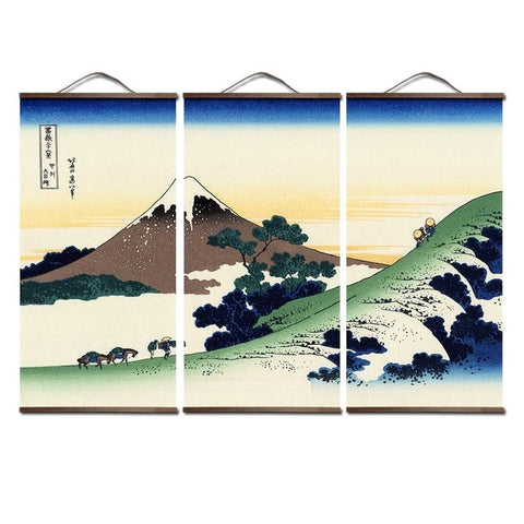 Hokusai - Mont Fuji - La Passe d'Inume