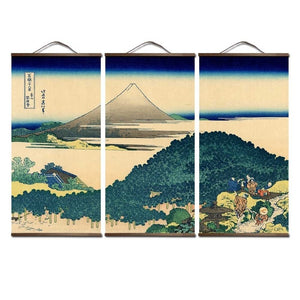 Hokusai - Mont Fuji - Le Pin-Coussin