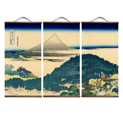 Hokusai - Mont Fuji - Le Pin-Coussin