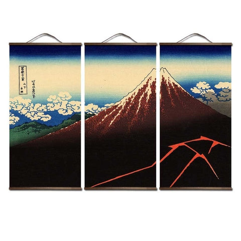 Hokusai - Mont Fuji - L'Orage sous le Sommet